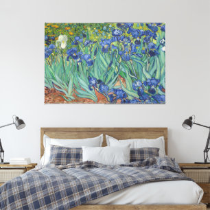 Impressão Em Tela Íris, Pintura a óleo floral, Vincent Van Gogh