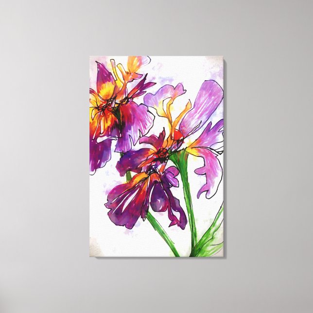 Impressão Em Tela Iris, Você Estava Aqui (Frente)