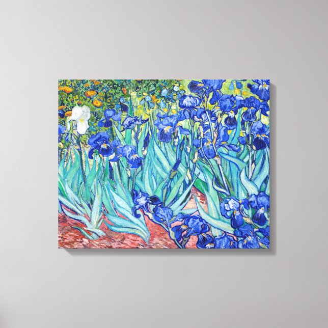 Impressão Em Tela Irises Vincent van Gogh (Frente)