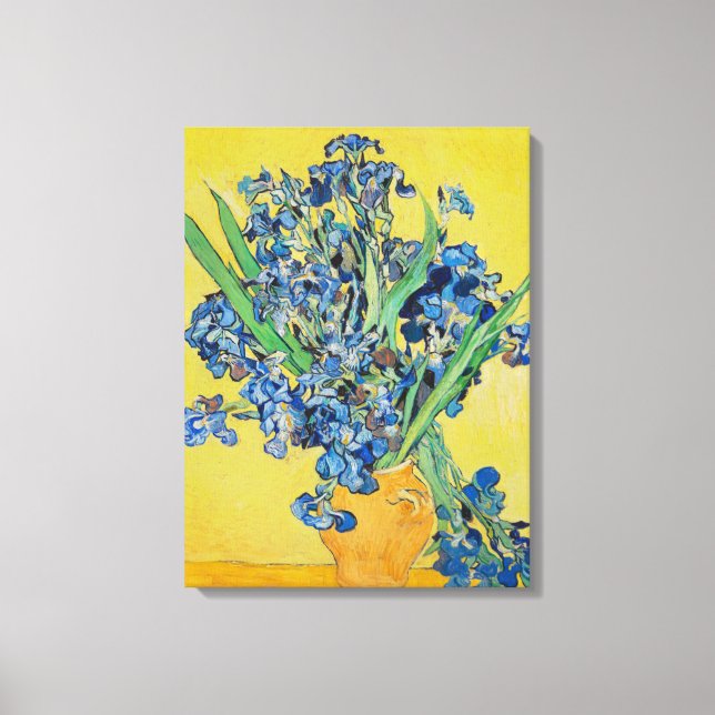 Impressão Em Tela Irises Vincent van Gogh (Frente)
