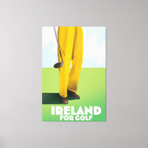 Impressão Em Tela Irlanda Para Golfe