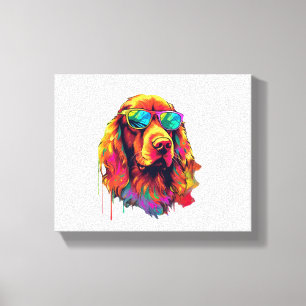 Impressão Em Tela Irlandês Red Setter Dog Raça para um Irlandês Verm