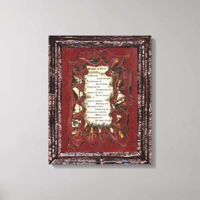 Impressão Em Tela Irmão da dor (Frente)