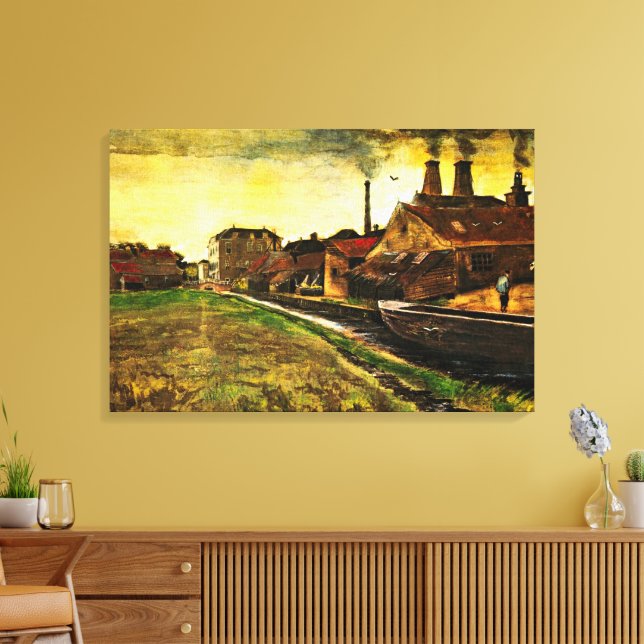 Impressão Em Tela Iron Mill em Haia, por Vincent van Gogh (Insitu(Sala de estar))