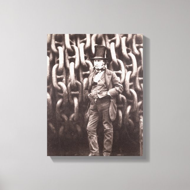 Impressão Em Tela Isambard Kingdom Brunel, em frente ao (Frente)