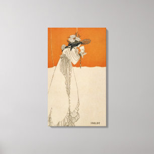 Impressão Em Tela Isolado, ilustração de "O Estúdio", 1895 (litth