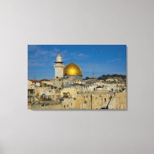 Impressão Em Tela Israel, Jerusalém, Cúpula da Rocha
