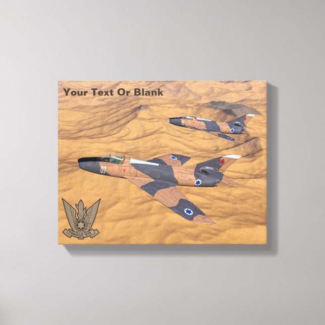 Impressão Em Tela Israel Super Mystères Sobre O Deserto (Frente)