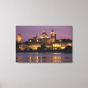 Impressão Em Tela Itália, Província de Mantova, Mântua. Vista da cid