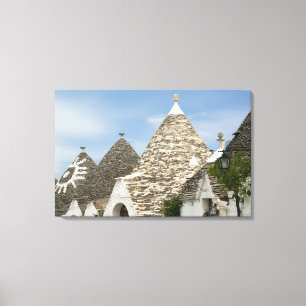 Impressão Em Tela Itália, Puglia, Alberobello, Terra dei Trulli,