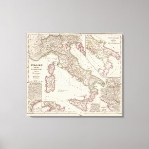 Impressão Em Tela Italia sob os Lombards