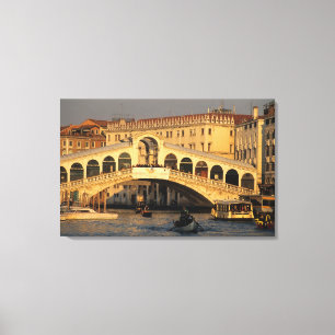 Impressão Em Tela Itália, Vêneto, Veneza, Canal Grande e Rialto