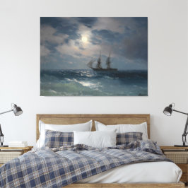Impressão Em Tela Ivan Konstantinovich Aivazovsky - A Escuna Mercúri