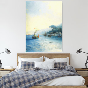 Impressão Em Tela Ivan Konstantinovich Aivazovsky - Navegação no