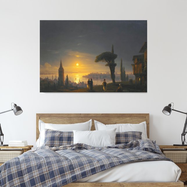 Impressão Em Tela Ivan Konstantinovich Aivazovsky - The Disembarkati (Insitu(Quarto))