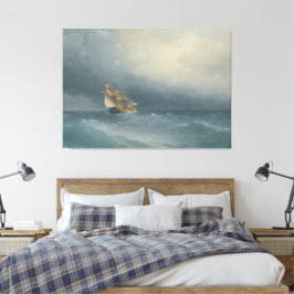 Impressão Em Tela Ivan Konstantinovich Aivazovsky - The Lifting Stor