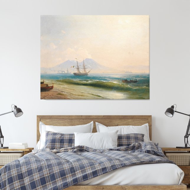 Impressão Em Tela Ivan Konstantinovich Aivazovsky - View of Mount  (Insitu(Quarto))