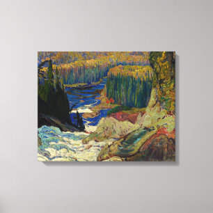 Impressão Em Tela J.E.H. MacDonald - Falls, Rio Montreal, 1920.