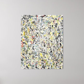 Impressão Em Tela J. P. - LUZ BRANCA - 1954 - Pintura de ação -