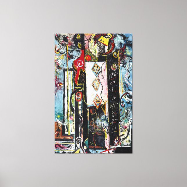 Impressão Em Tela J. P. - MALE e FEMALE - 1942-1943 - Abstrato - (Frente)