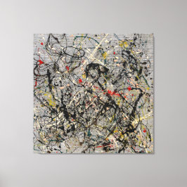 Impressão Em Tela J. P. - Número 18 - 1950 - Pintura de ação -