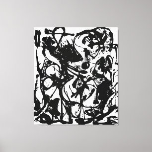 Impressão Em Tela J. P. - NÚMERO 19 - 1951 - Aromas pretos -