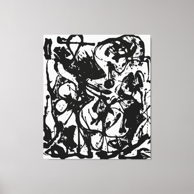 Impressão Em Tela J. P. - NÚMERO 19 - 1951 - Aromas pretos - (Frente)