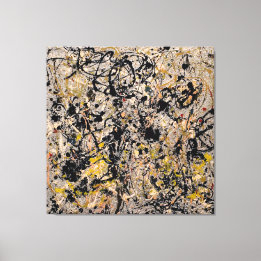 Impressão Em Tela J. P. - Número 20 - 1950 - Pintura de ação -