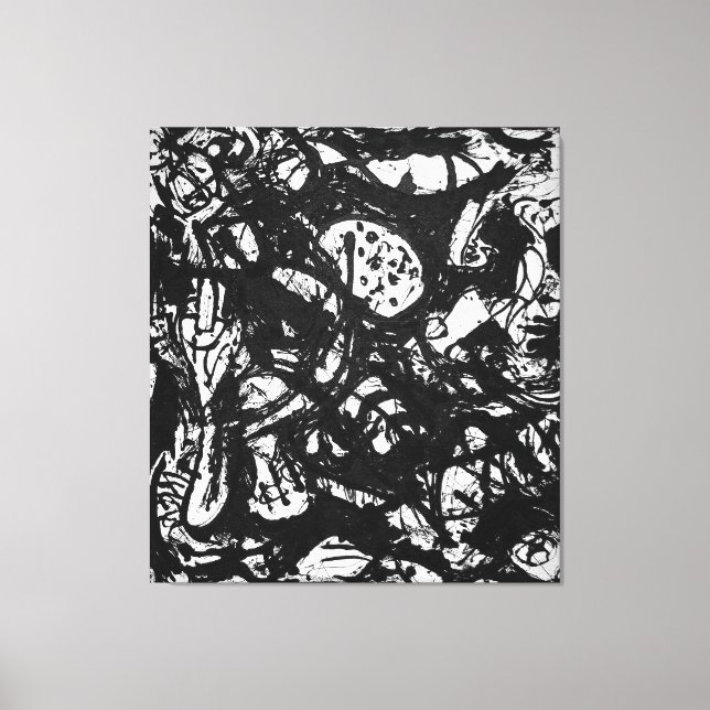 Impressão Em Tela J. P. - NÚMERO 20 - 1951 - Aromas pretos - (Frente)