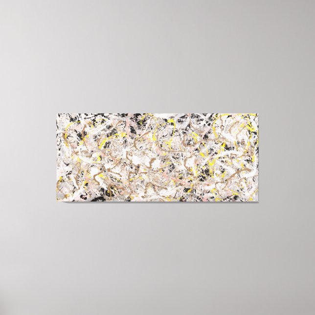 Impressão Em Tela J. P. - Número 27 - 1950 - Pintura de ação - (Frente)