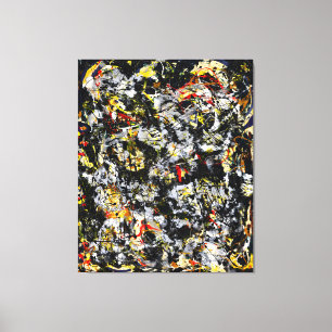 Impressão Em Tela J. P. - Número 4 - 1951 - Pintura de ação -