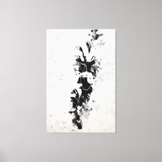 Impressão Em Tela J. P. - O PROFUNDO (1953) - Expressionismo Abstrat (Frente)