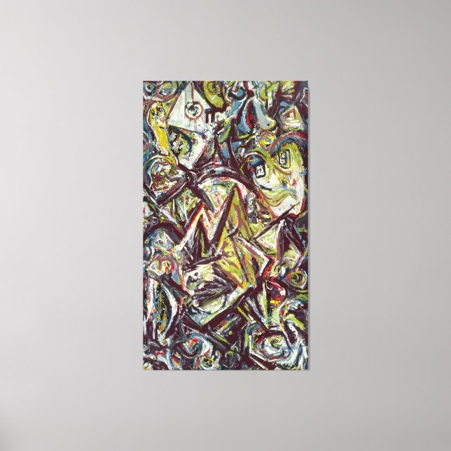 Impressão Em Tela J. P. - RAINHA COM PROBLEMAS - 1945 - Abstrato - (Frente)