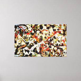 Impressão Em Tela J. P. - SEARCH - 1955 - Abstract Expressionism -