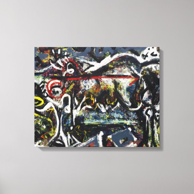 Impressão Em Tela J. P. - SHE-WOLF - 1943 - Abstrato - (Frente)