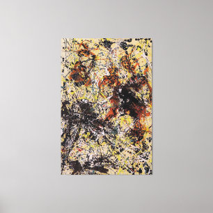 Impressão Em Tela J. Pollock. - Número 12 - 1949 - Action painting -