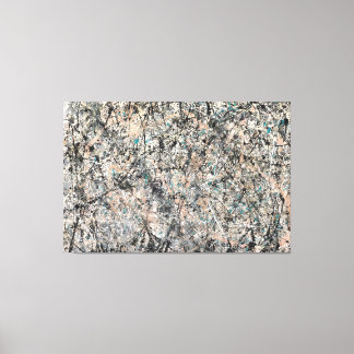 Impressão Em Tela J. Pollock - Número 1 - NÉVOA LAVANDA - 1950 -