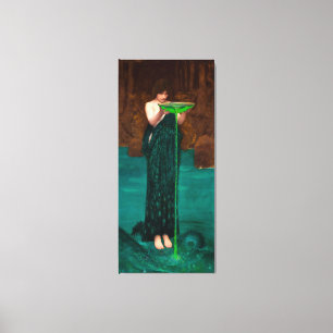 IMPRESSÃO EM TELA J. W. WATERHOUSE - CIRCE INVIDIOSA - 1892 -