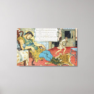 Impressão Em Tela Jack e o Beanstalk