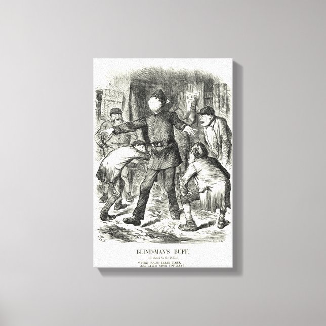 Impressão Em Tela Jack, o Estripador - Buff do Homem Cego, 1888 (Frente)