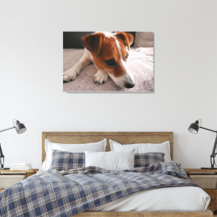 Impressão Em Tela Jack Russel Terier