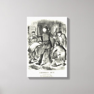 Impressão Em Tela Jack the Ripper - o lustre de homem cego, 1888