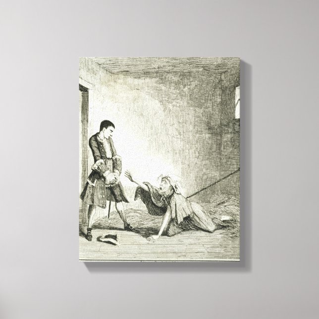 Impressão Em Tela Jack visita sua mãe no Hospital Bethlehem, Lond (Frente)