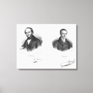Impressão Em Tela Jacques Fromental Halevy e Ferdinand Herold