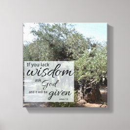 Impressão em tela James 1:5 | Sabedoria de Deus