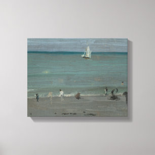 Impressão Em Tela James Abbott McNeill Whistler-Coast Scene, Bathers