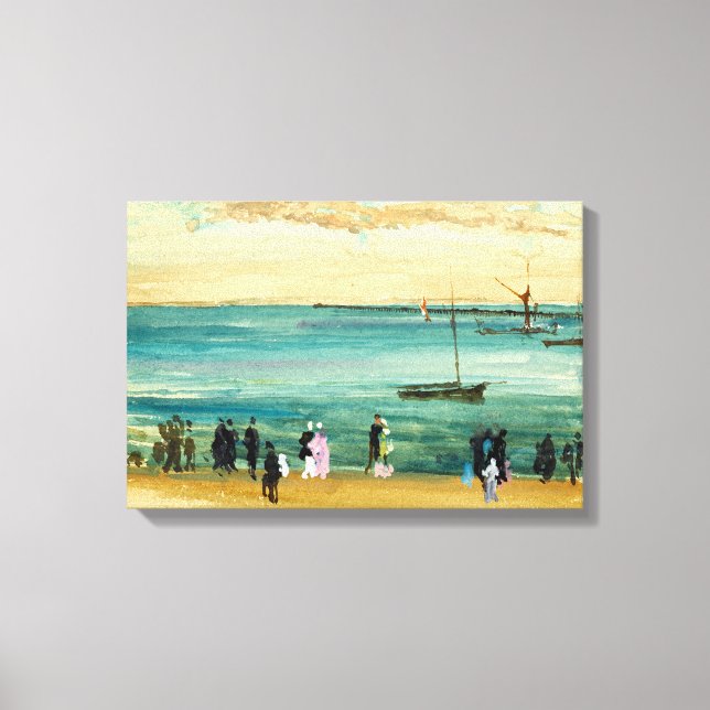 Impressão Em Tela James McNeill Whistler Southend Pier (Frente)