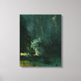 Impressão Em Tela James Whistler - Noturno em Preto e Dourado