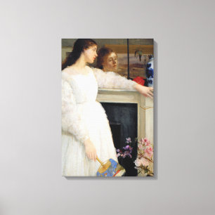 Impressão Em Tela James Whistler - Sinfonia em Branco Nº 2