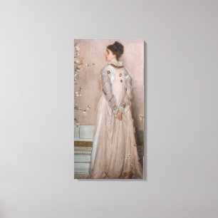 Impressão Em Tela James Whistler - Sinfonia em Cor e Rosa da Carne